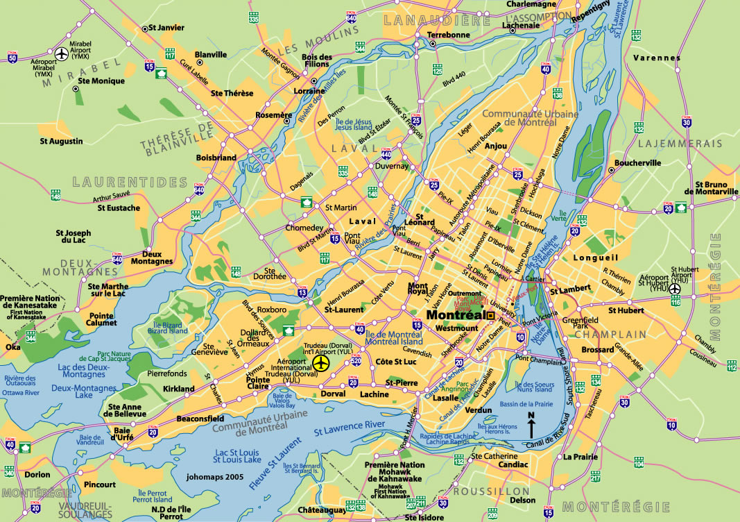 city carte du montreal